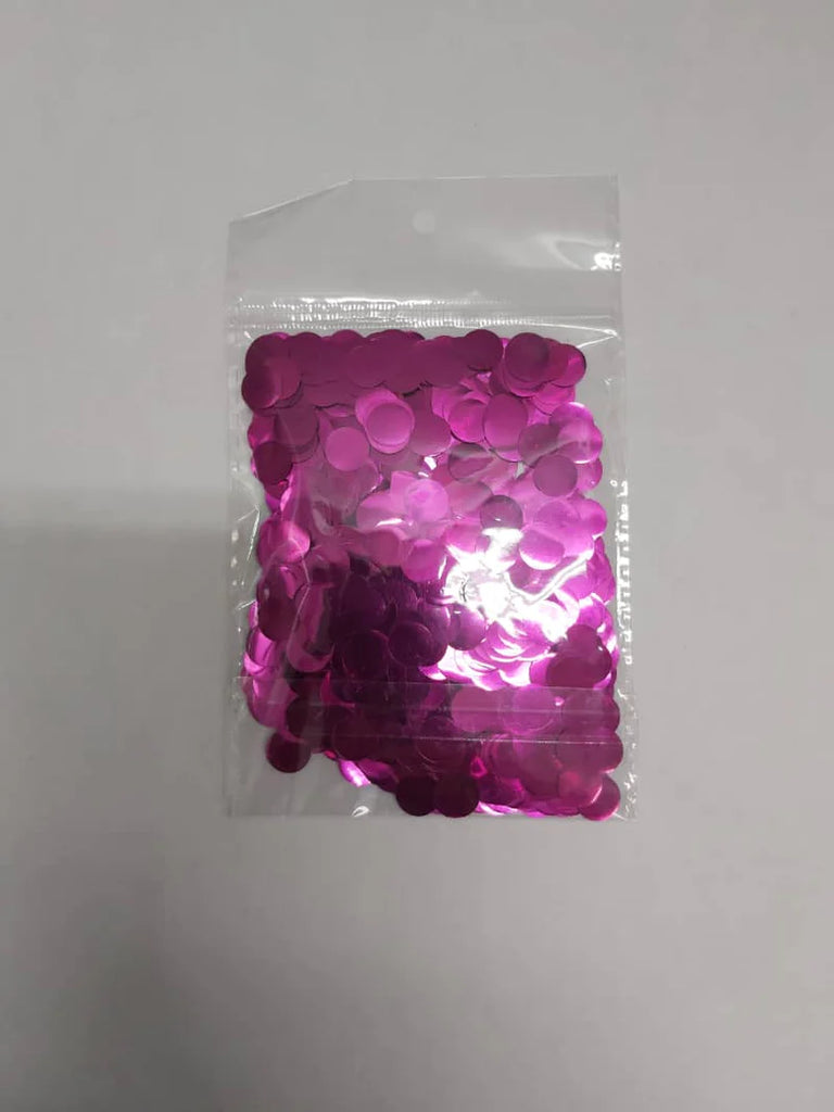 Confetti Foil Magenta - (1 cm). B525A