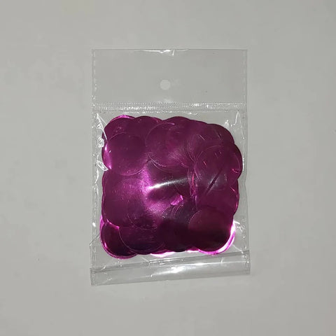 Confetti Foil Magenta - (2.5 cm). B525B
