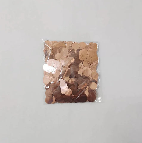 Confetti Foil Rose Gold - (1 cm). B525A