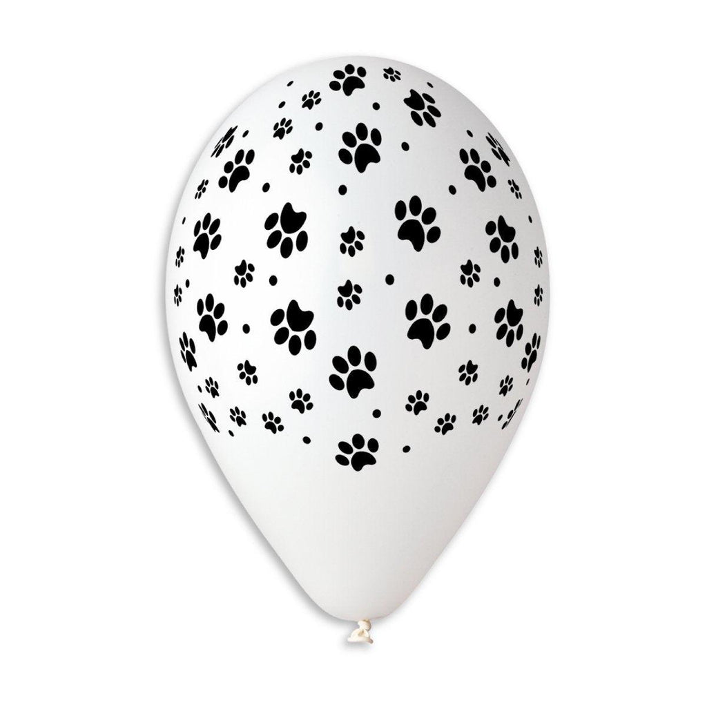 Dog Paws Printed Balloon GS110-636   12 inch - Lift balloons 