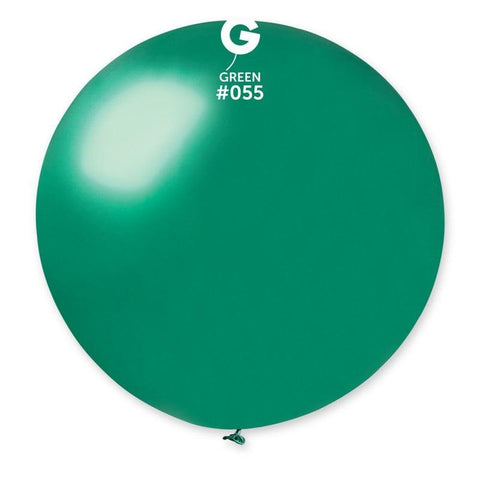 Metallic Balloon Green GM30-055    31 inch - Lift balloons 