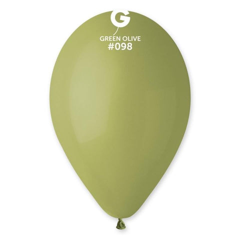 Solid Balloon Olive Green G110-098    12 inch - Lift balloons 