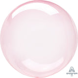 Bubble Crystal Clearz Petite Dk Pink 10" - (Single Pack). 8298511
