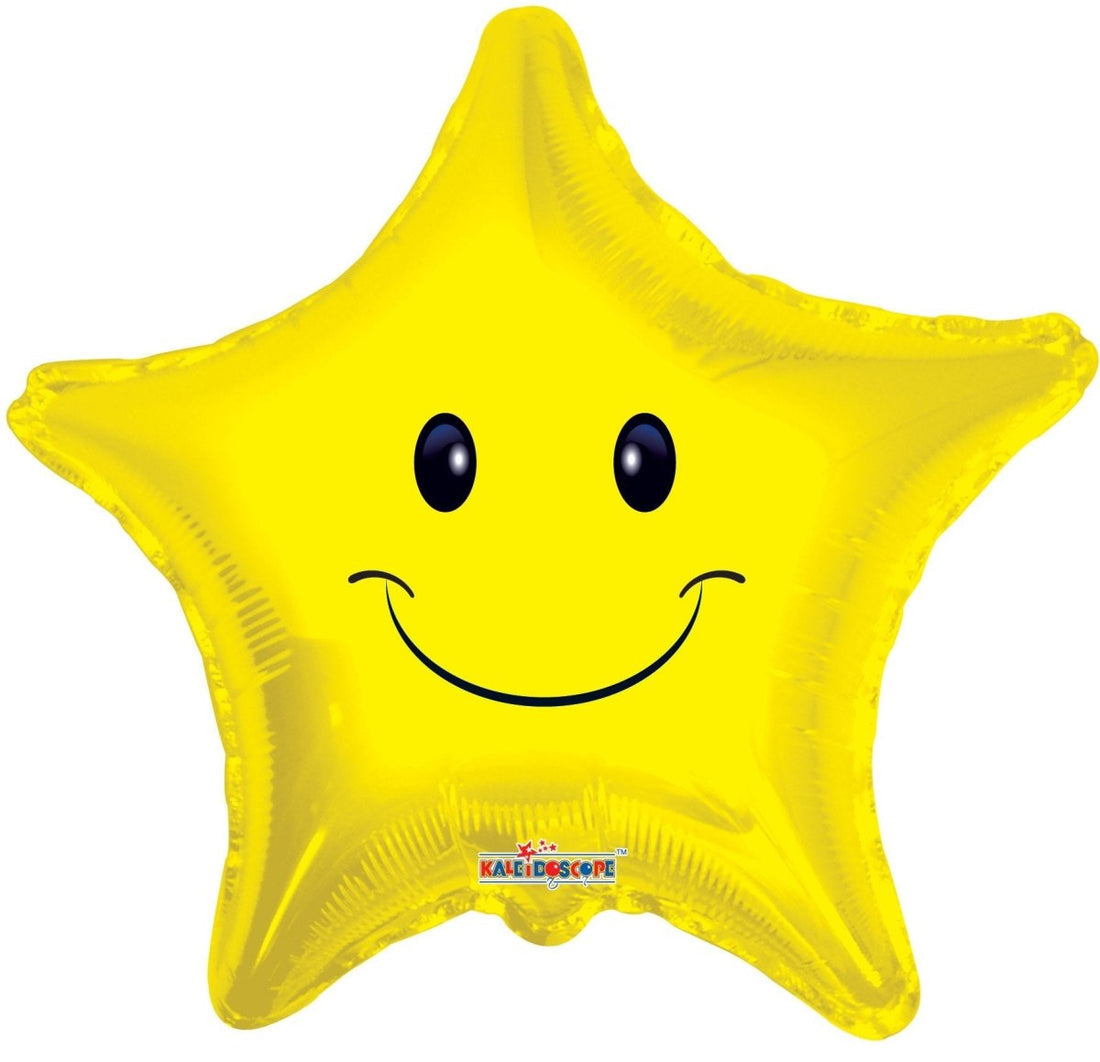 18" Smiley Face Star - (Single Pack). 17915-18