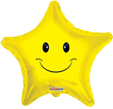 18" Smiley Face Star - (Single Pack). 17915-18
