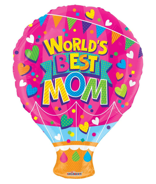 18" World’s Best Mom Shape Gb - (Single Pack). 84310-18