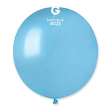 Metallic Balloon Light Blue GM150-035   19 Inch - Lift balloons 