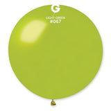Metallic Balloon Light Green GM30-067   31 inch - Lift balloons 