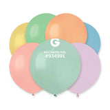 Solid Macaron Assorted Pastel Balloons 19 inch - Lift balloons 