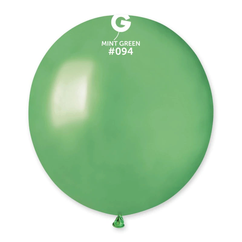 Metallic Balloon Mint Green GM150-094. 19 inch - Lift balloons 