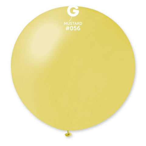 Metallic Balloon Mustard GM30-056. 31 inch - Lift balloons 