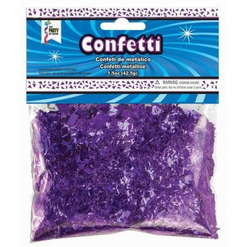 Metallic Confetti Crumbs - Purple - Lift balloons 