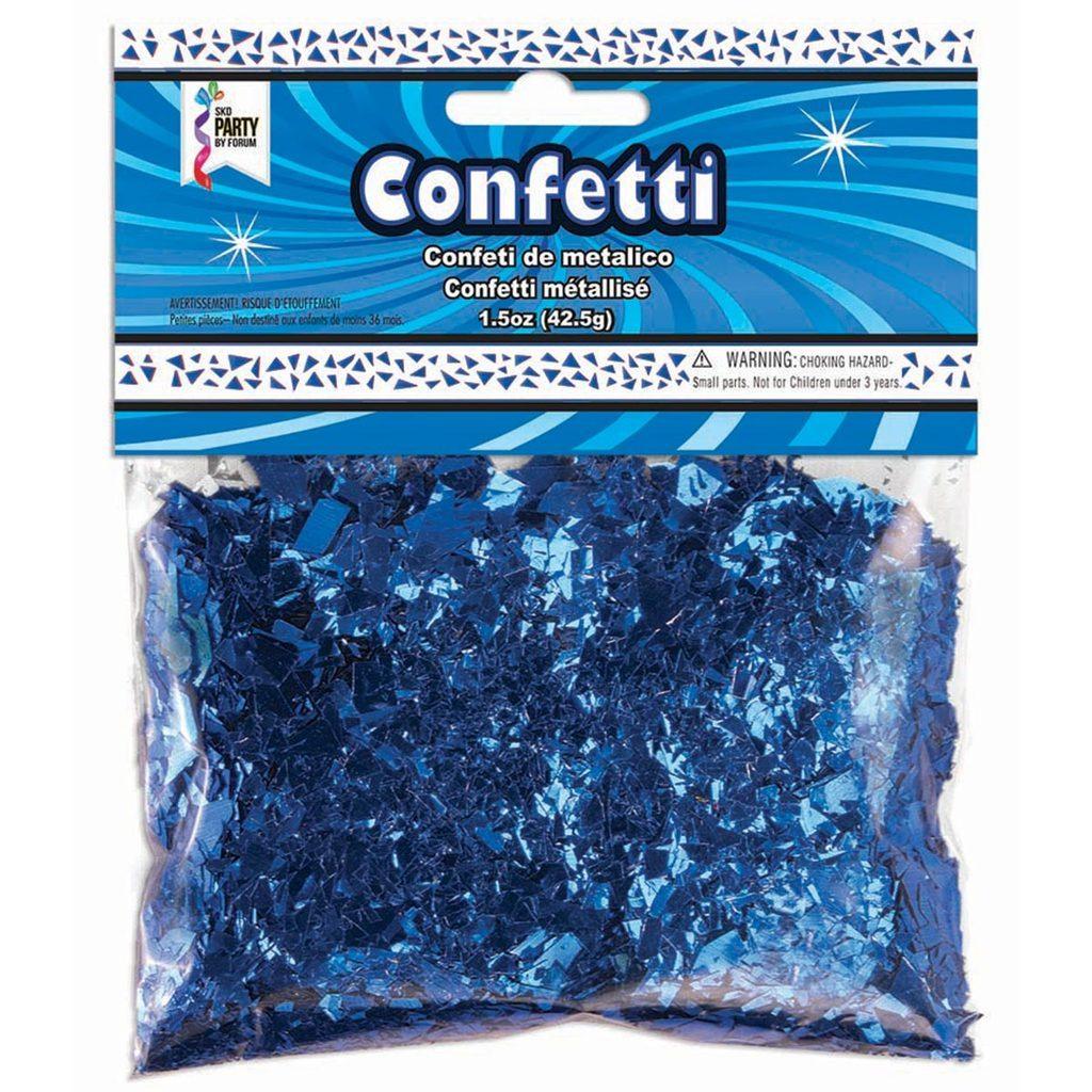 Metallic Confetti Crumbs - Royal Blue - Lift balloons 