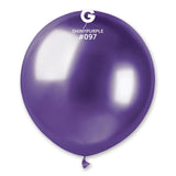 Shiny Purple Balloon GB150-097    19 inch - Lift balloons 