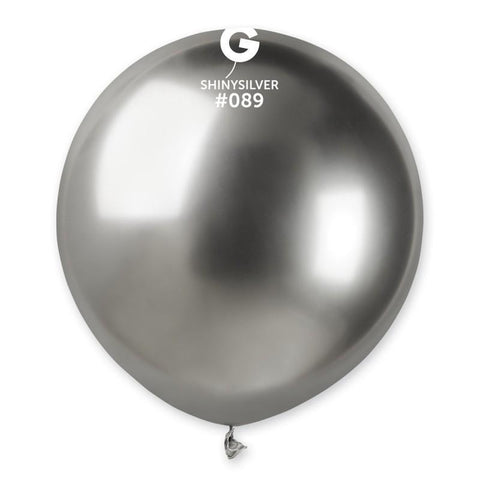 Shiny Siver Balloon GB150-089   19 inch - Lift balloons 