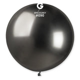 Shiny Space Gray Balloon GB30-090    31 inch - Lift balloons 