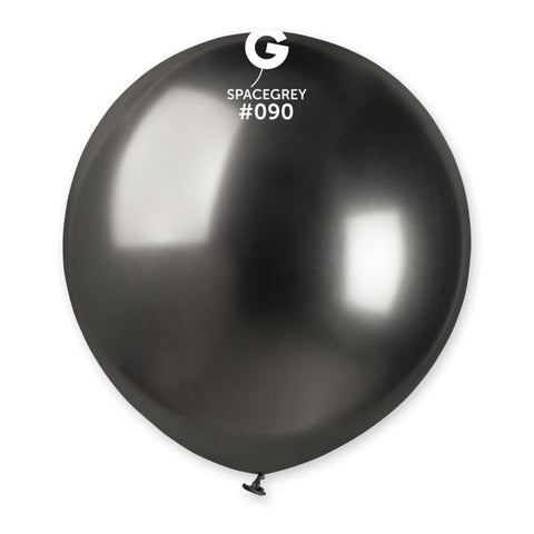 Shiny Space Grey Balloon GB150-090   19 inch - Lift balloons 