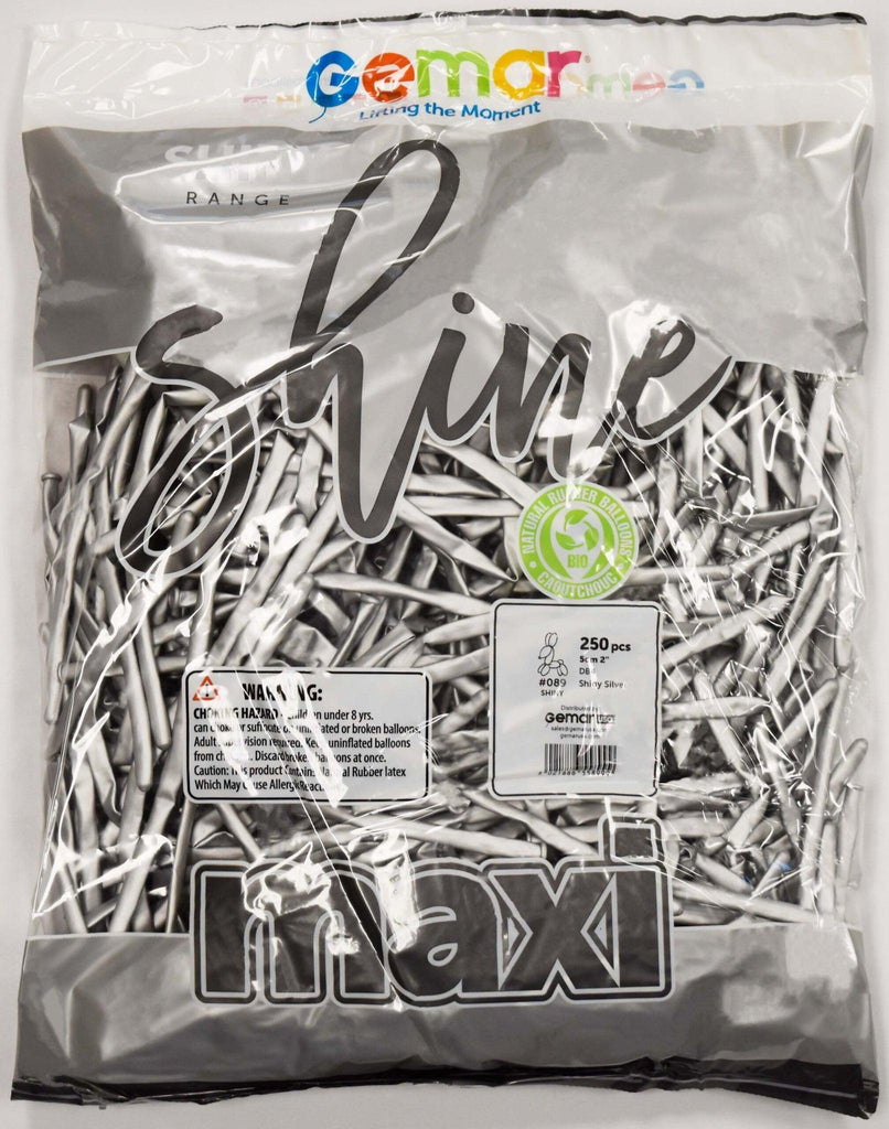 MAXI BAG - Shiny Silver 089 260 2 inch - Lift balloons 
