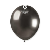Shiny Space Grey Balloon AB50-090. 5 inch - Lift balloons 