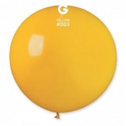 Solid Balloon Yellow G30-003   31 Inch - Lift balloons 